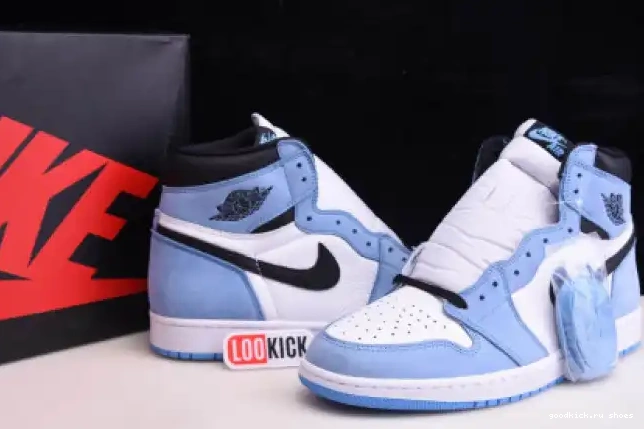 Cheap 1 555088-134 RETRO AIR HIGH BLACK UNIVERSITY WHITE BLUE JORDAN 0511